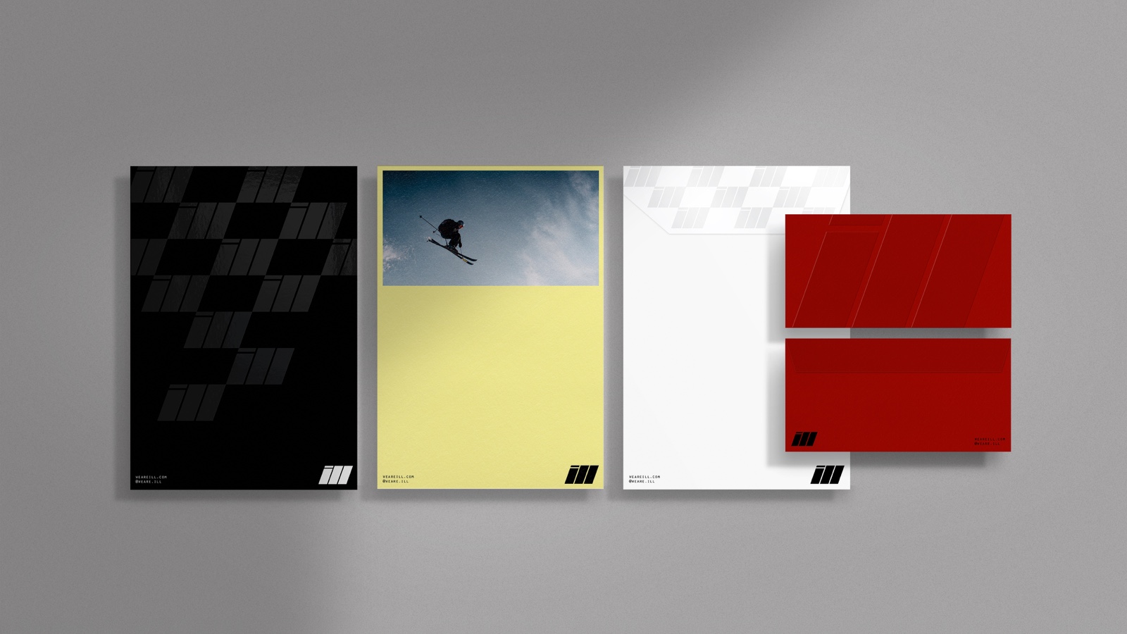 ILL stationery: posters, letterhead and business cards
