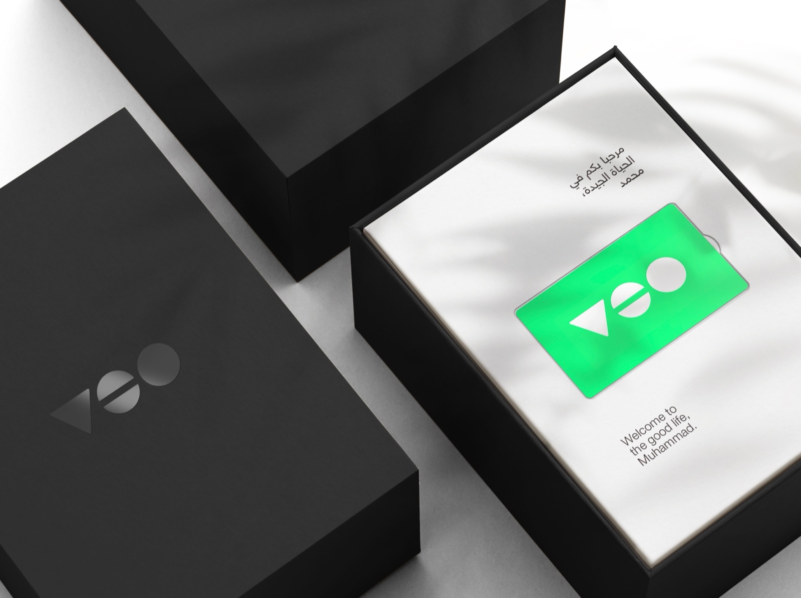 Veo welcome box with membership card