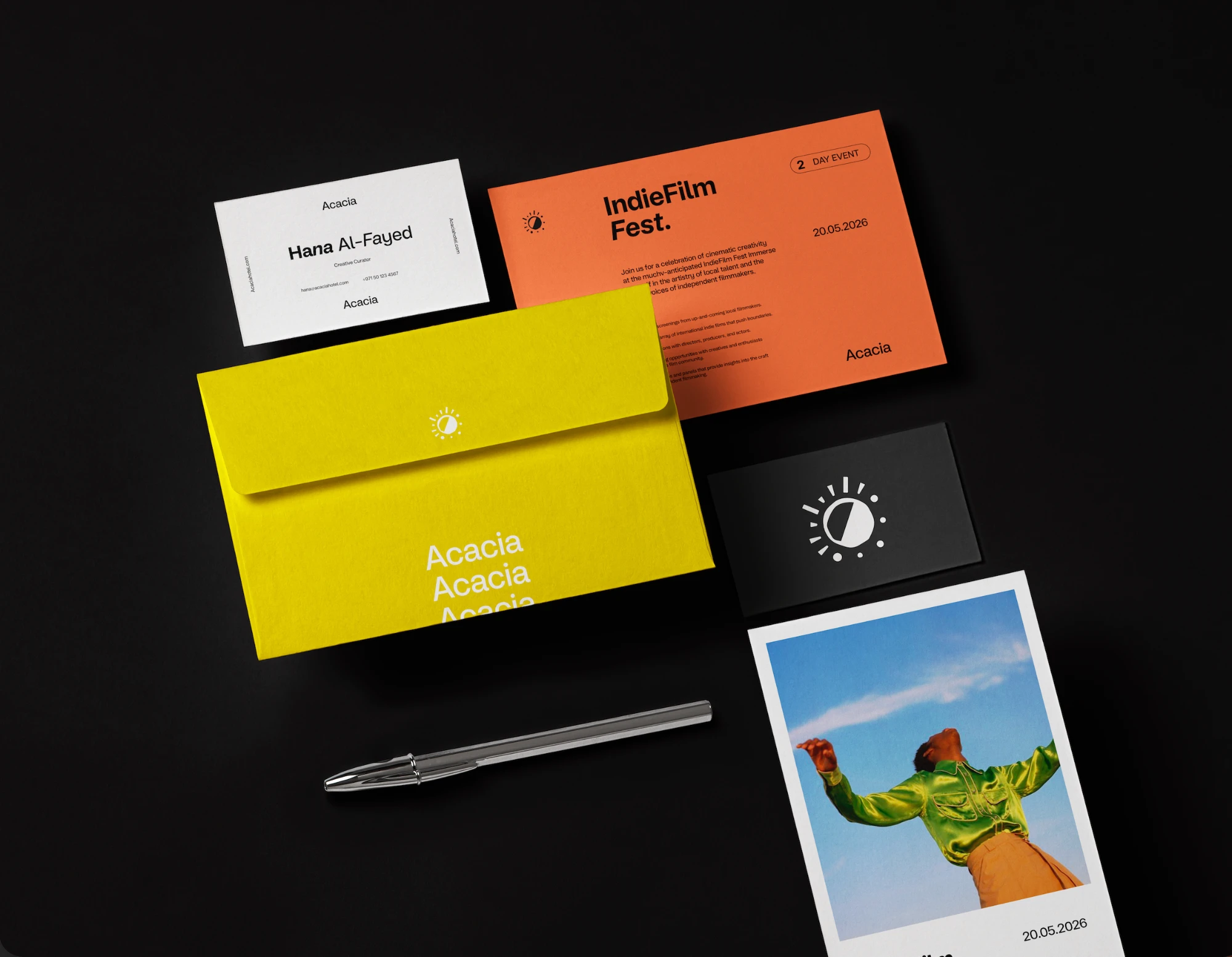 Acacia stationery set